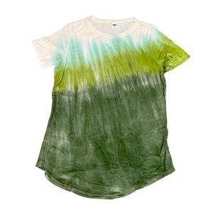 Green Ombré Tee Shirt, size XS, Old Navy